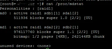 Featured image of post Accélérer le rebuild/resync d’un volume RAID mdadm