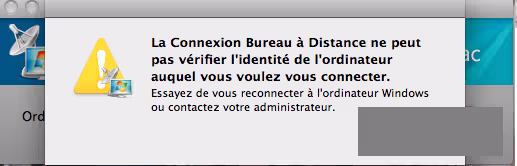 Featured image of post « la Connexion Bureau à Distance ne peut pas vérifier l’identité » depuis un Mac/OSX vers Windows 2008+