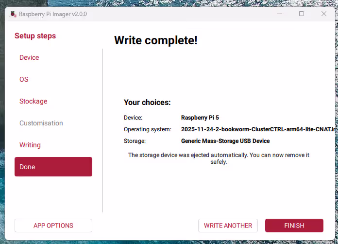 Raspberry Pi Imager 2.0 ne permet plus de personnaliser les OS tiers