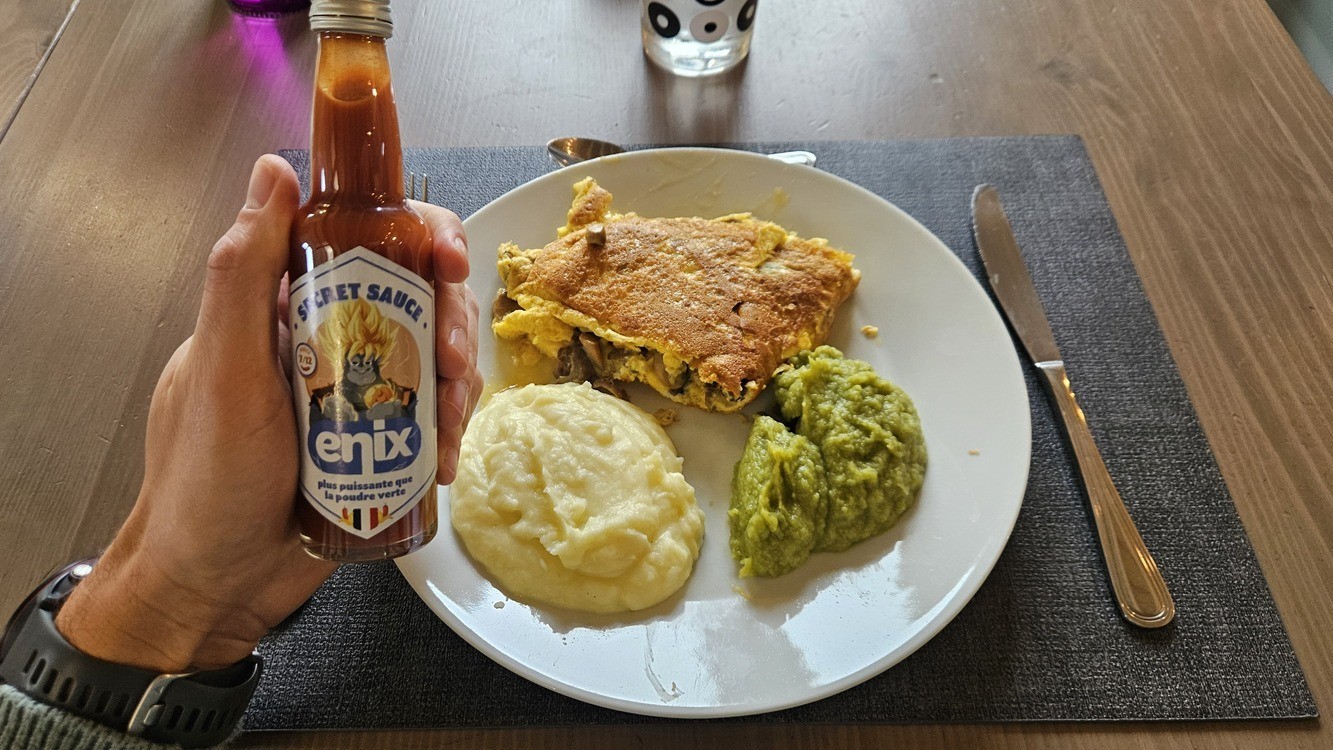 Photo de la secret sauce Enix, une sauce pimentée